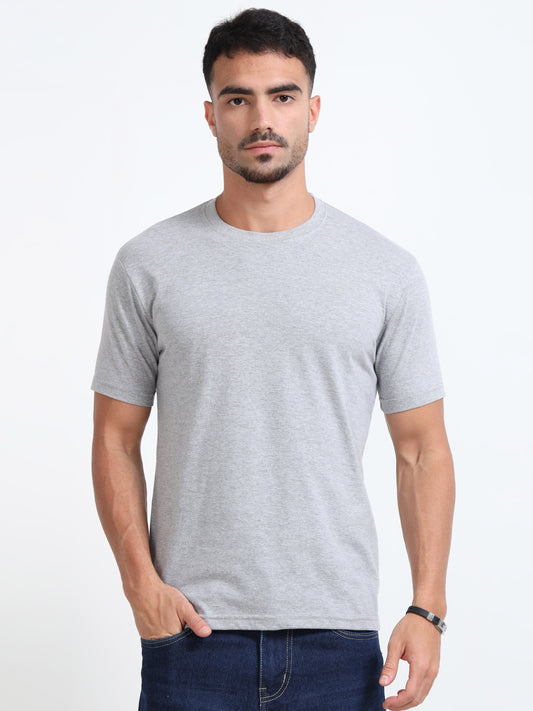 Cotton T-Shirt - Grey