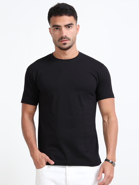 Cotton T-Shirt - Black