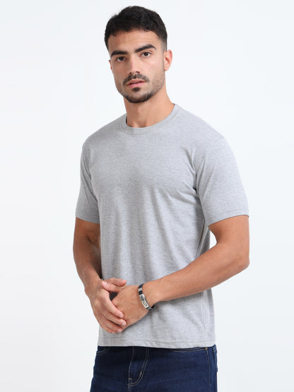 Cotton T-Shirt - Grey