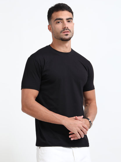 Cotton T-Shirt - Black