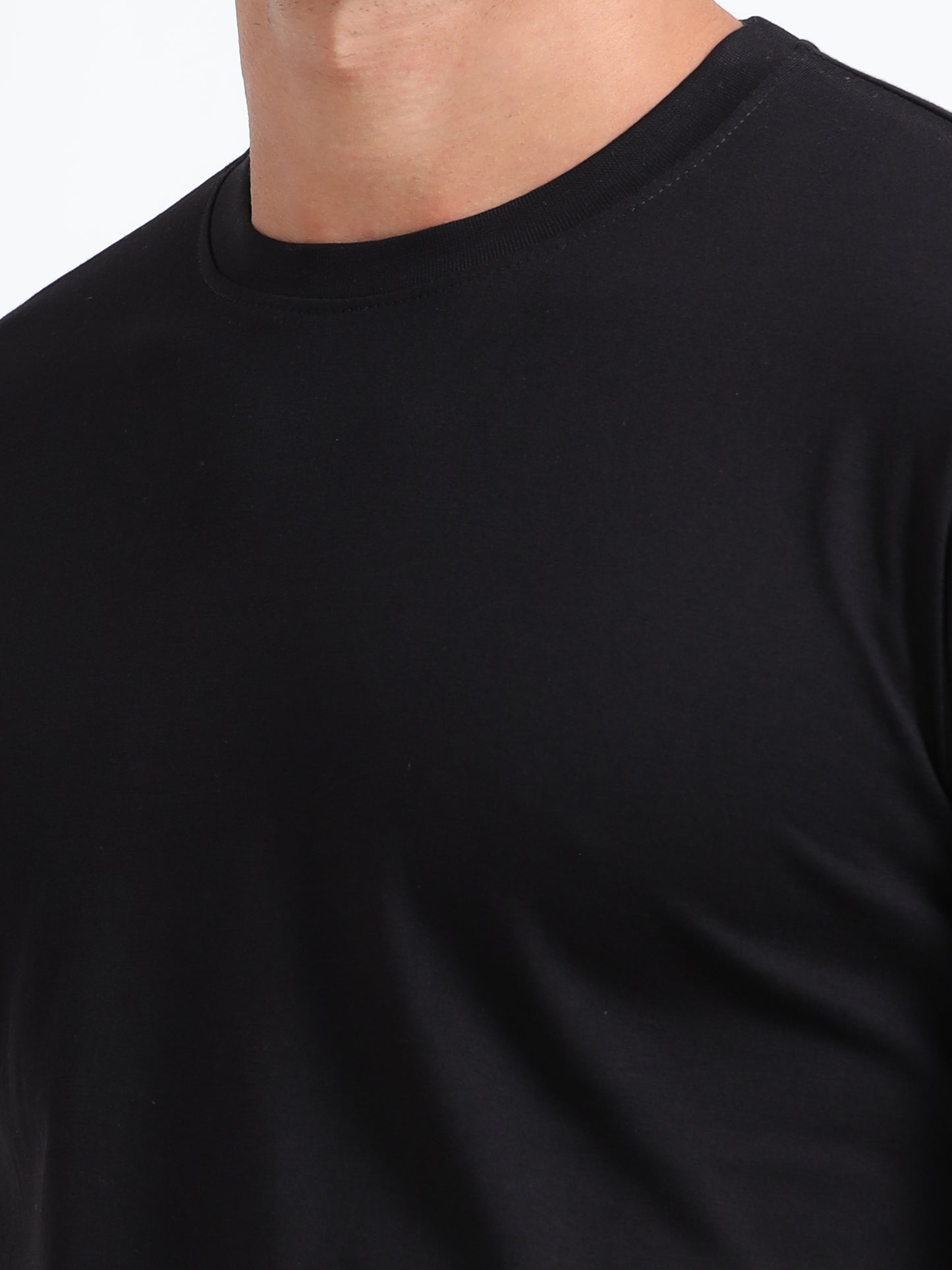 Cotton T-Shirt - Black
