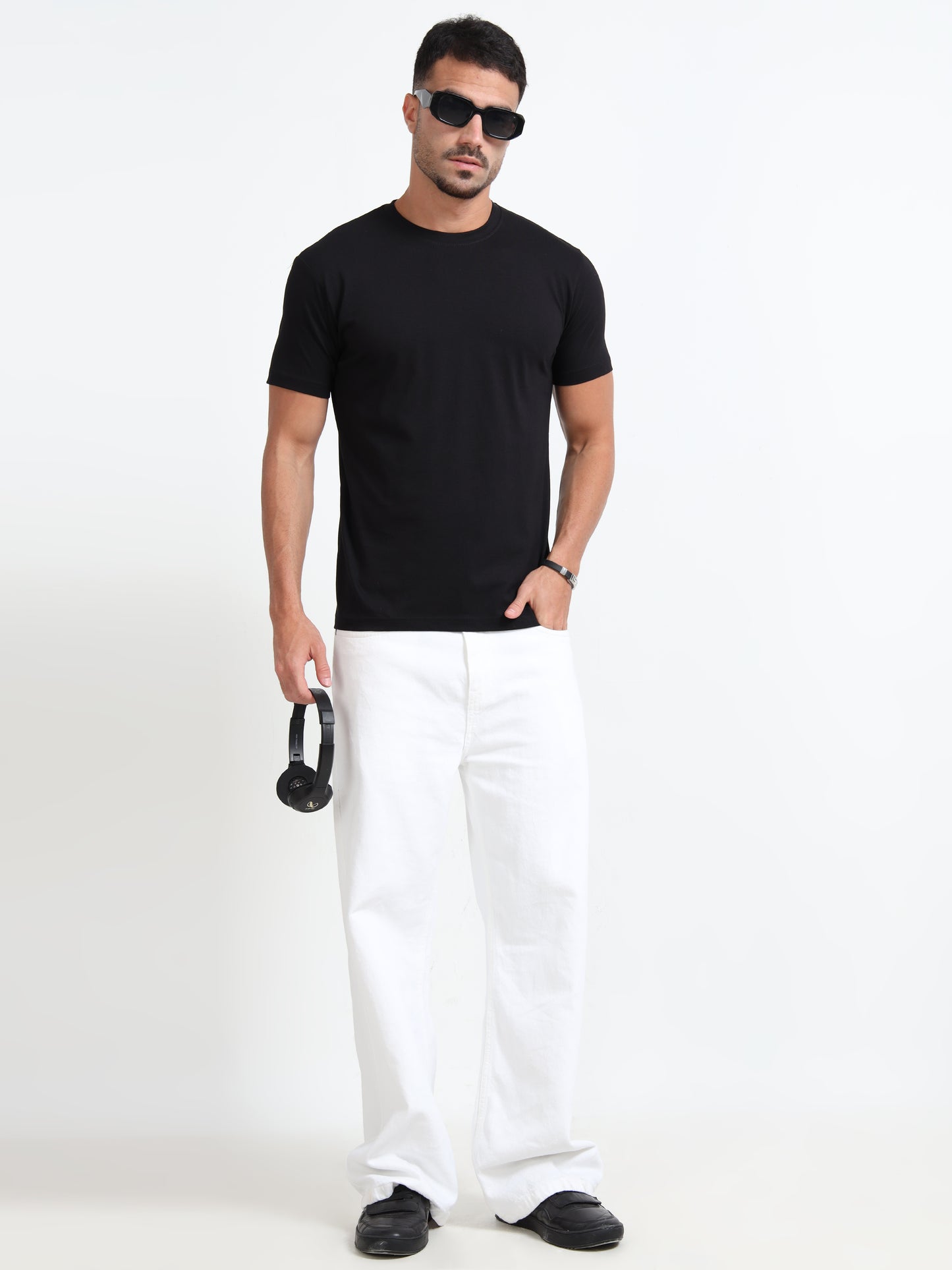 Cotton T-Shirt - Black