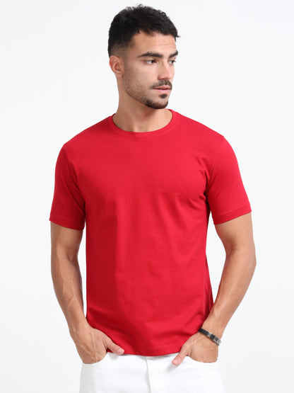 Cotton T-Shirt - Red
