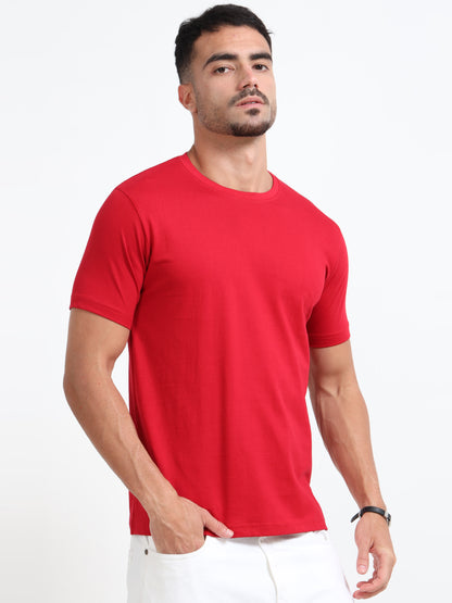 Cotton T-Shirt - Red