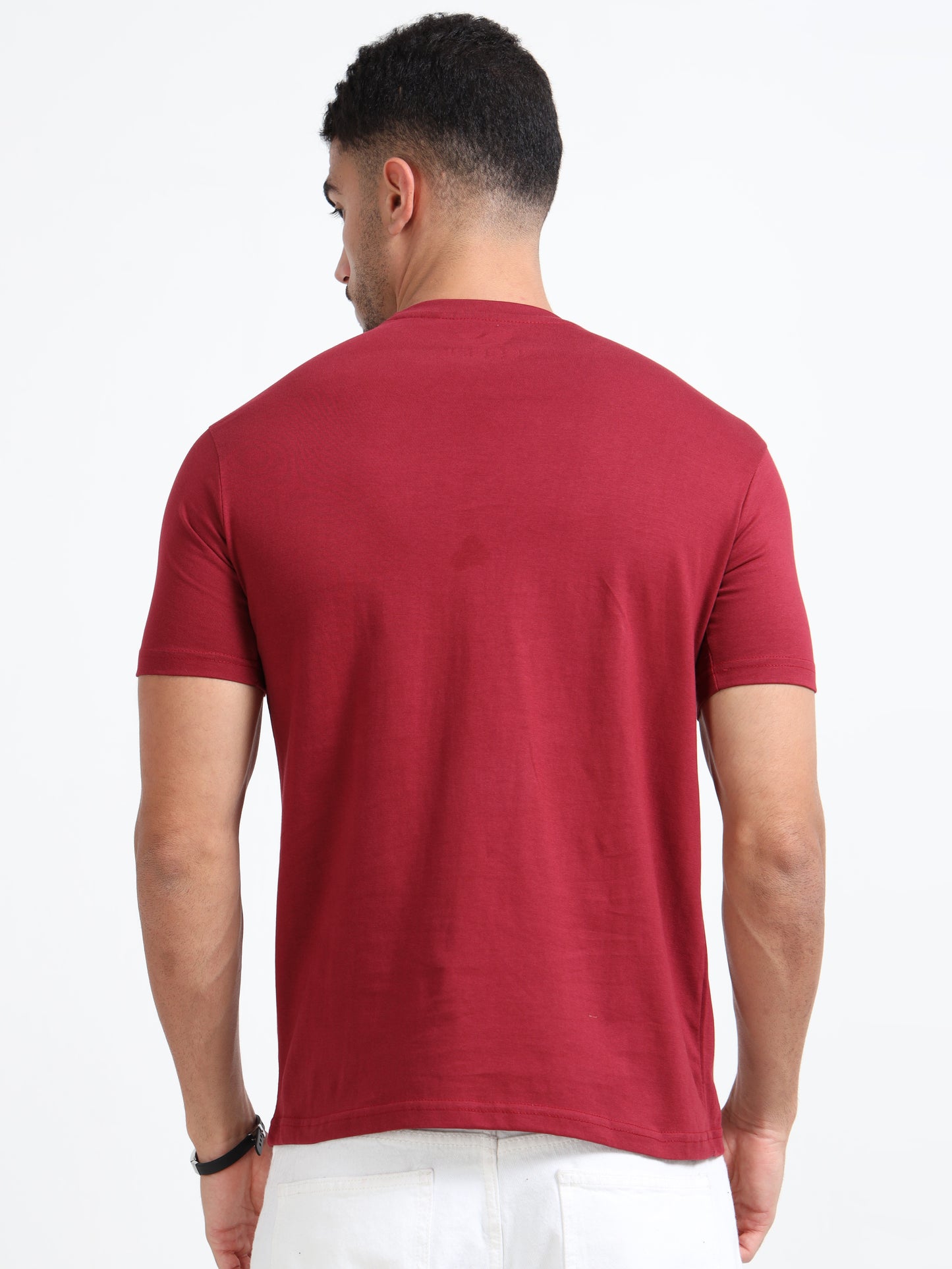 Cotton T-Shirt - Dark Red