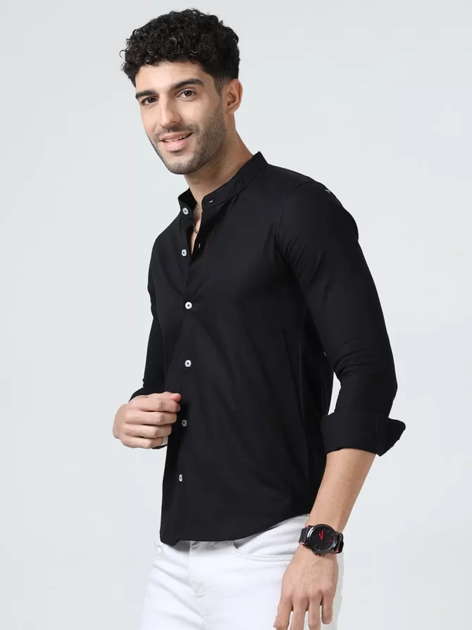 Lenin Cotton Shirts –Black