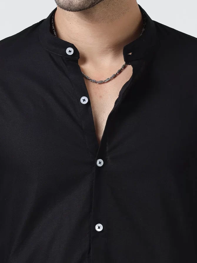 Lenin Cotton Shirts –Black