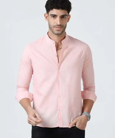 Lenin Cotton Shirts –Pink