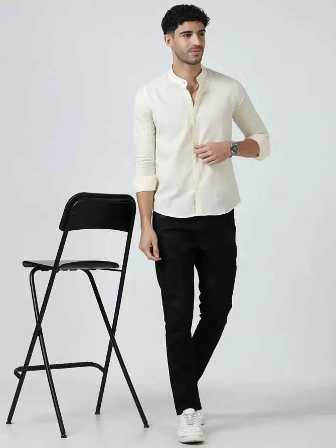 Lenin Cotton Shirts –Yellow