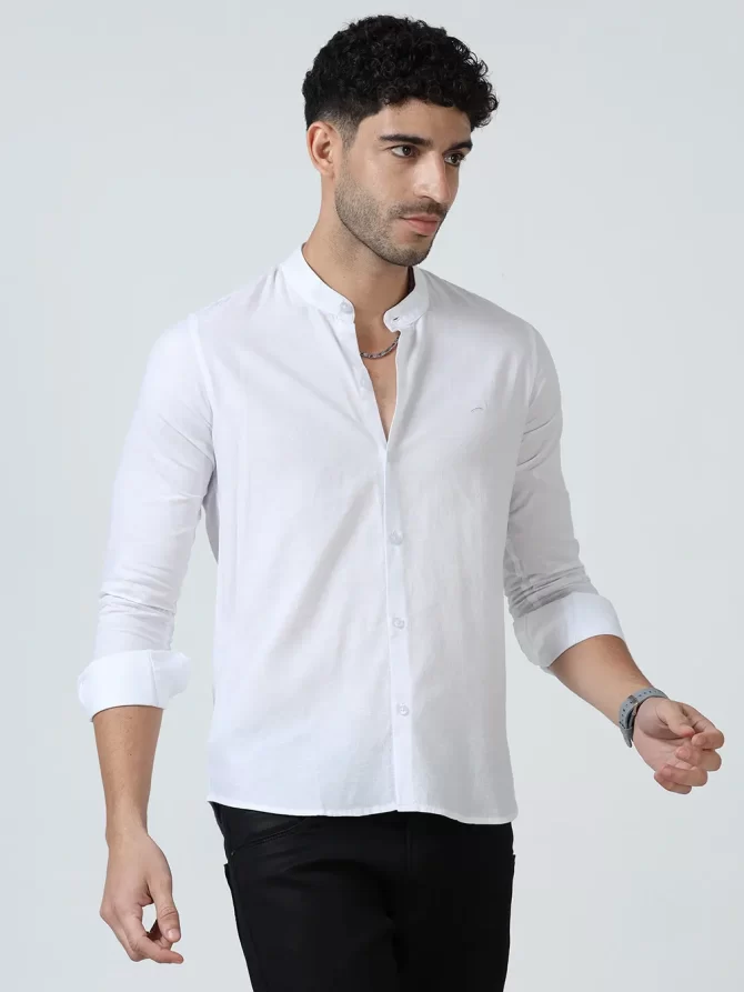 Lenin Cotton Shirts –White