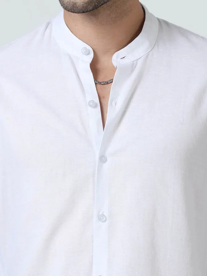 Lenin Cotton Shirts –White