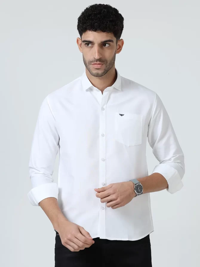 Cotton Casual Shirt – White